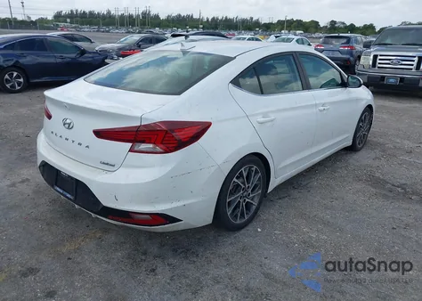2019 Hyundai Elantra Limited from USA, damaged, VIN 5NPD84LF5KH446507